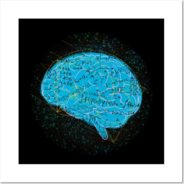 Cosmic Cerebrum Wall Art by Meowlentine